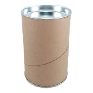 10 Envases De Cartón Cilíndrico Mediano - Reciclable 10 Envases De Cartón Cilíndrico Mediano - Reciclable