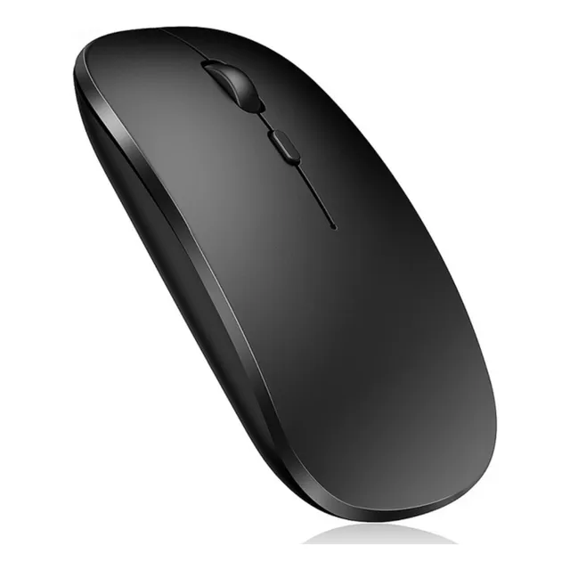 Mouse Inalámbrico Wireless Bluetooth Android Pc Laptop Negro