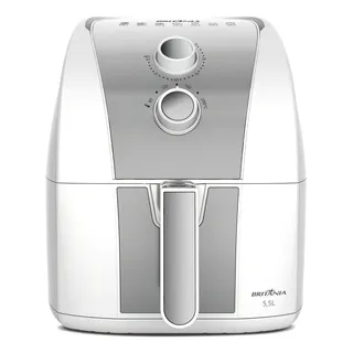 Fritadeira Air Fryer Baf52 5,5l Antiaderente 1500w BritĂąnia Cor Branco Fritadeira Air Fryer Baf52 5,5l Antiaderente 1500w BritĂąnia Cor Branco