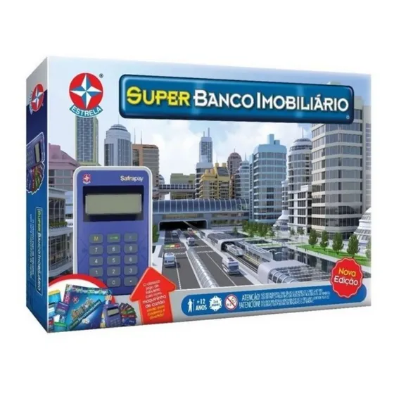 Jogo Super Banco Imobiliário Com Máquina De Cartão Estrela