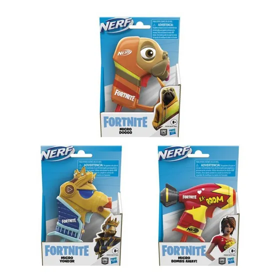 Nerf Fortnite Micro Lanzadores Doggo Micro Bombs Yond3r