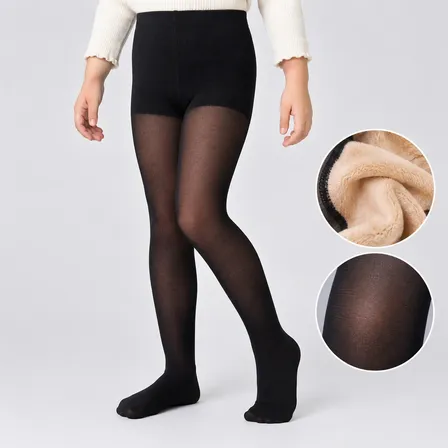 Meia Calça Infantil Térmica Translucida Legging Forrada C Pé