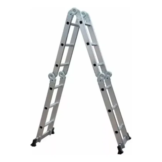 Escalera Articulada Aluminio 20 Peldaños Uro