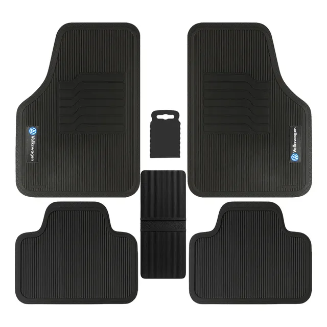 Jogo Tapete Personalizado Carro Borracha Volkswagen Bordado