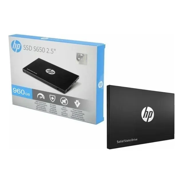 Ssd Disco Solido Hp S650 960gb 2.5inch Sata Iii 3d Tlc Inter
