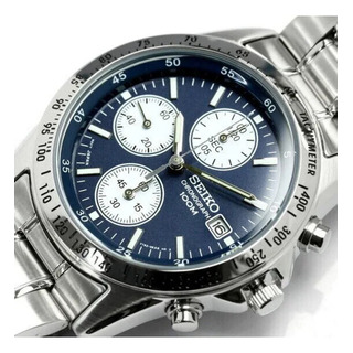 Reloj Seiko Snd365p1 Azul Navy Cronografo De Japón Reloj Seiko Snd365p1 Azul Navy Cronografo De Japón