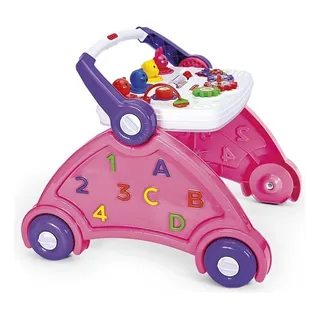Andador DidĂĄtico Musical Educativo Mesa BebĂȘ Cor Rosa Andador DidĂĄtico Musical Educativo Mesa BebĂȘ Cor Rosa