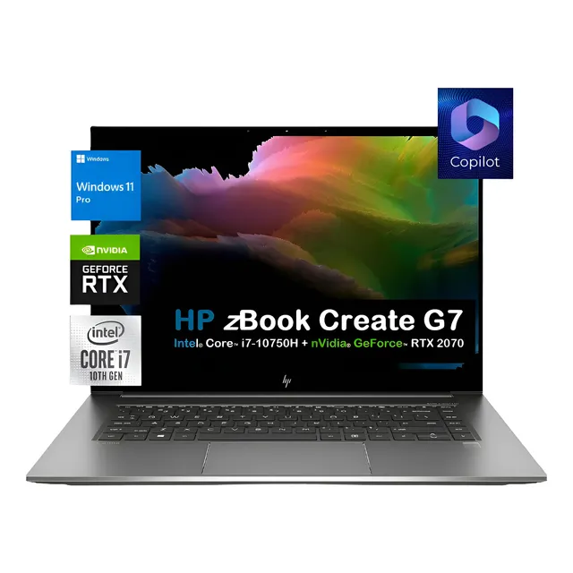 Hp Zbook Create G7 Core I7-10750h 32gb 1tb 15.6 Rtx 2070 8gb