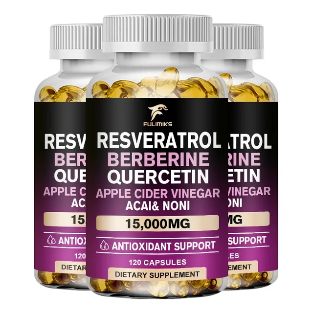 Resveratrol Quercetin Fulimiks 120 Cápsulas Suplemento