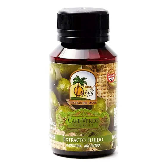 Extracto De Cafe Verde Quemador De Grasas - 60 Cc