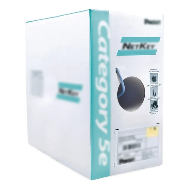 Cable Utp 305m Cobre Netkey Azul Cat 5e Panduit 4 Pares