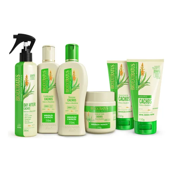 Kit Bio Extratus Para Cachos (250ml/g) Linha Completa
