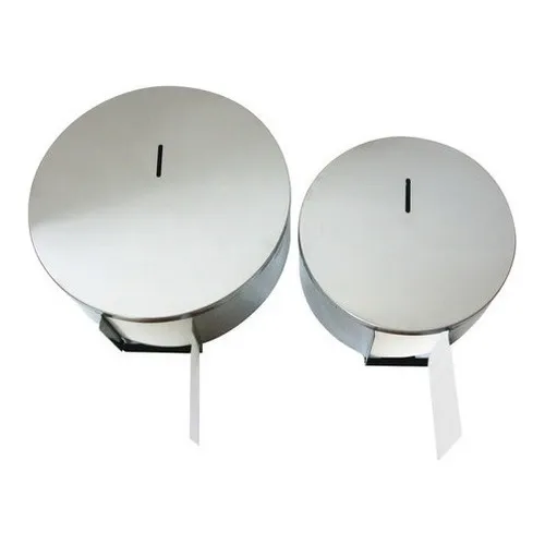 Porta Papel Higiênico 300/400m Inox C/ Suporte P/ Cadeado