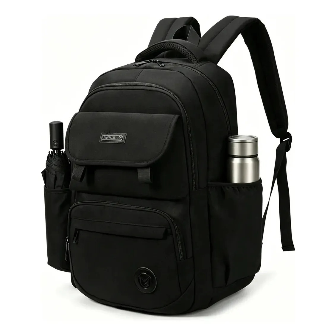 Mochila Reforçada E Impermeável Para Viagem Mochila Preto Liso