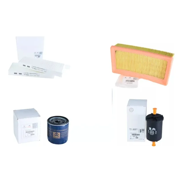 Kit 4 Filtros Service Originales Peugeot 208 1.2 Like