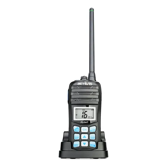 Radio Marítima Rt55 - Ip67 Flotante - Lcd