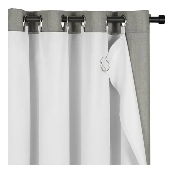 Forro Térmico Bloqueador De Luz Para Cortinas 84  Blanco