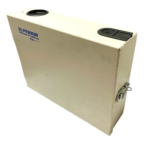 Cajetín Caja Gabinete Metálico Pared Fibra Óptica 12 Puertos