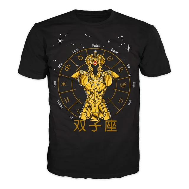 Camiseta 12 Casas Del Zodiaco Caballeros Adultos Y Niños Rf2