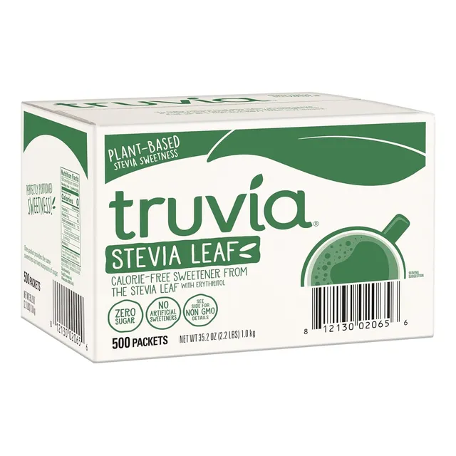 Truvia Edulcorante Stevia 500 Sobres Sin Calorias Importado