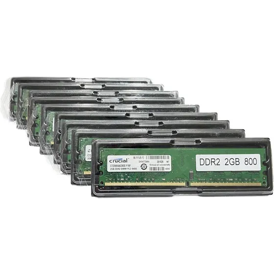 Pack X 4 Memoria Ram Ddr2 De 2gb 800mhz Dimm Pc Nuevas