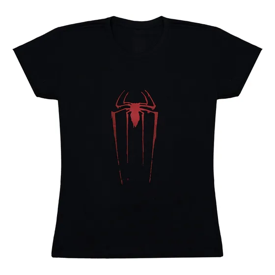Camisa Baby Look Homem Aranha Spider Man Marvel Nerd Geek