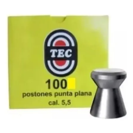 Postones Tec Match 5,5mm 1000 Unidades (10 Cajas De 100u)
