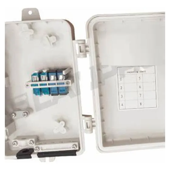 Caja Fibra Optica Vacia. Opcion: Apc Upc 4sc 8lc. 4 Pigtail.