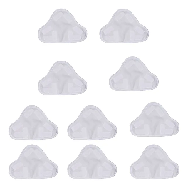 10 Almohadillas Para Mopa A Vapor H2o X5, Lavables, Microf