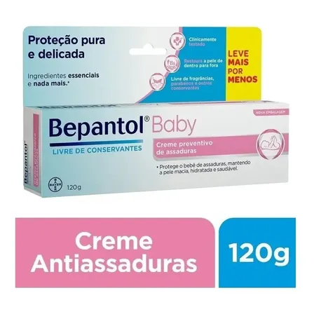 Kit 3 Unidades Creme Antiassaduras Bepantol Baby 120g