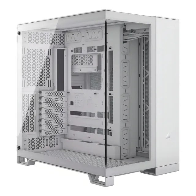 GABINETE CORSAIR 6500X TG MID TOWER WHITE COLOR BLANCO