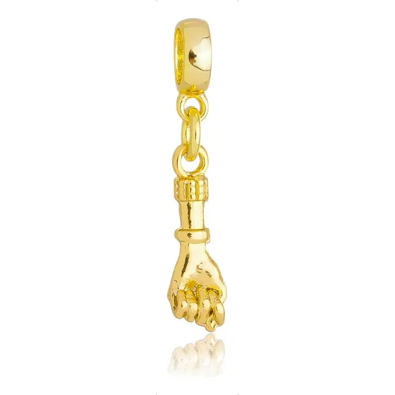 Berloque Figa Figuinha Banhado A Ouro 18k Premium