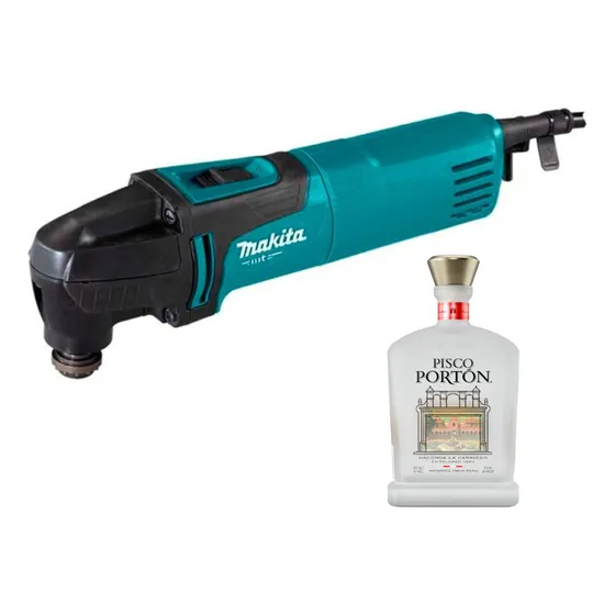 Multitool M9800b Makita Mt + Pisco Porton Quebranta 375 Ml