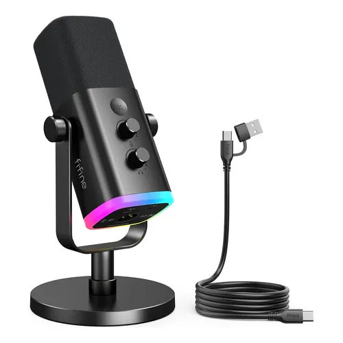 Microfone de lapela sem fio Maono Wm620 Pc2 para android cor preto