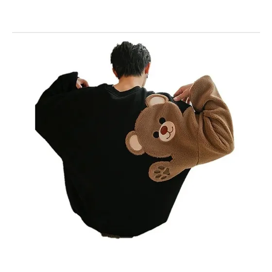 Sudadera De Oso Patrón Lindo Estilo Coreano De Moda Casual