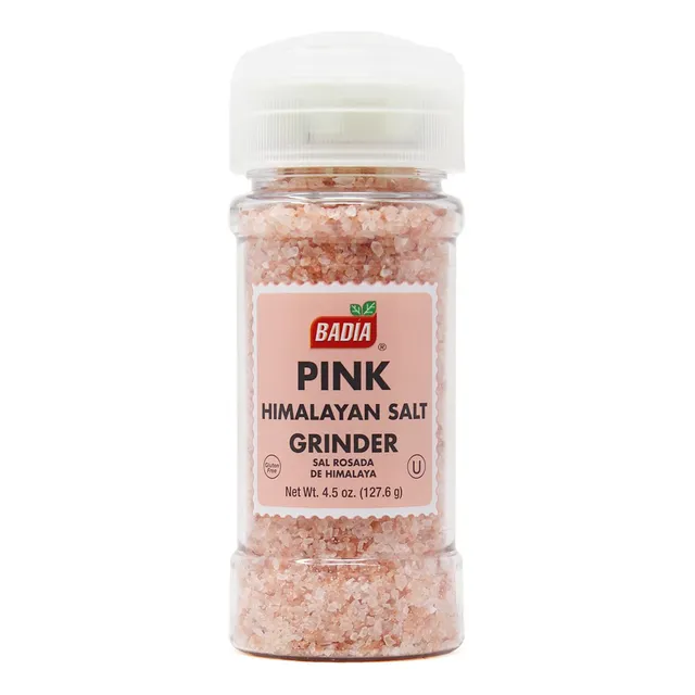 Sal Rosada Badia Himalayan Salt Grinder Con Molino Himalaya