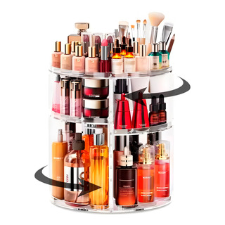 Organizador Para Cosméticos Acrílico Multinivel Giratorio Organizador Para Cosméticos Acrílico Multinivel Giratorio