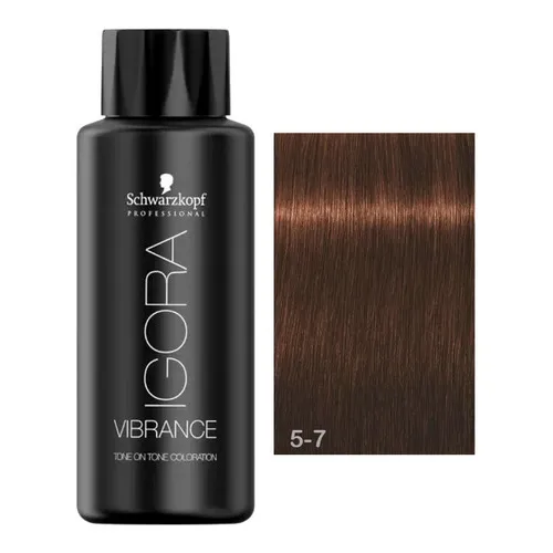 Tinte En Gel Tono Sobre Tono 60ml Igora Vibrance Schwarzkopf Tono 5-7