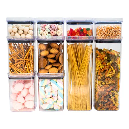 Kit 10 Porta Mantimentos Hermetico, Pote Para Alimentos