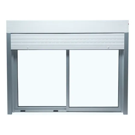 Ventana Monoblock Aluminio Corrediza Cortina  150 X 120