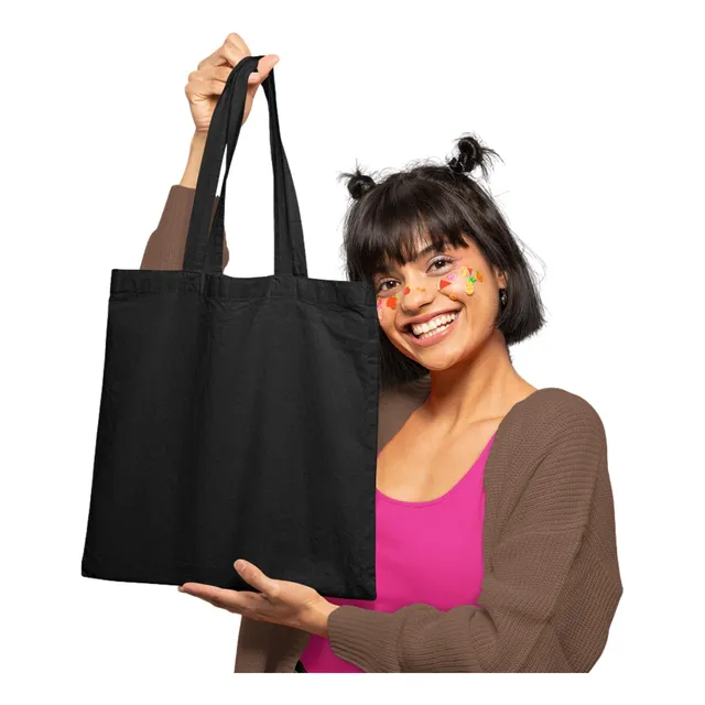 Sacola Ecobag Brim Com Zíper Algodão Altamente Resistente