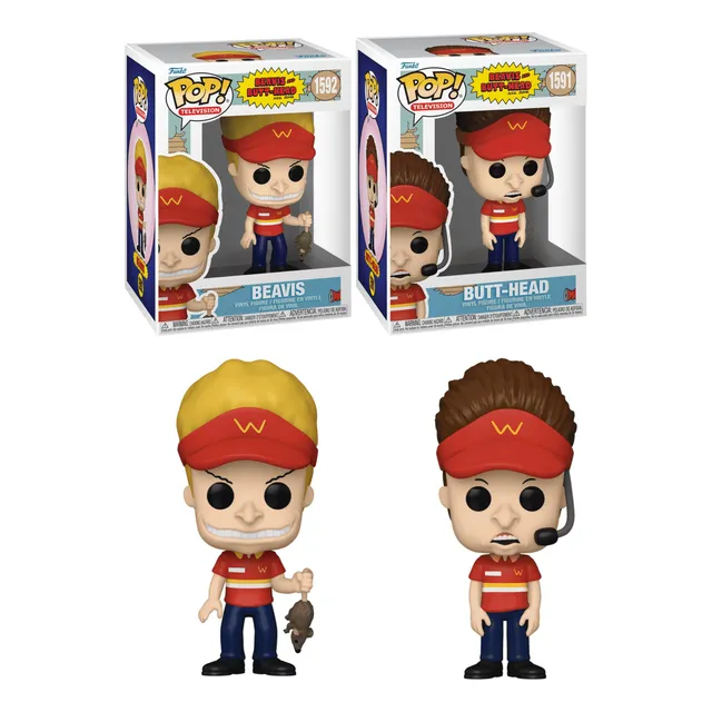 Funko Pop! Television - Butt-head 1591 And Beavis 1592