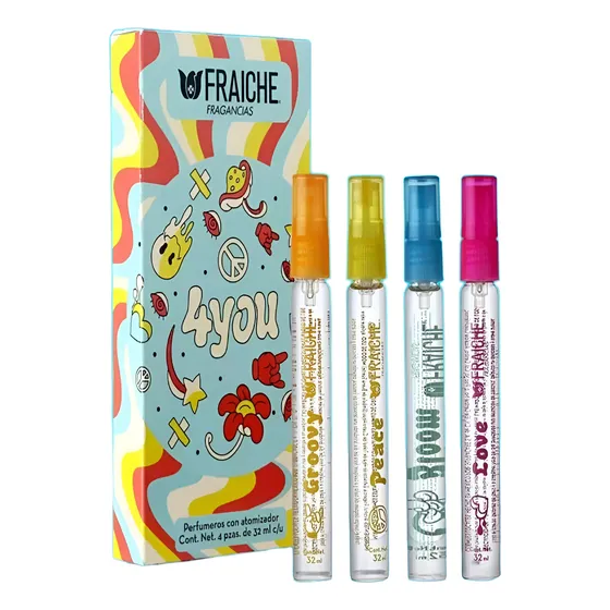 Fraiche Paquete De 6 Perfumes De 32ml Dama Y/o Caballero