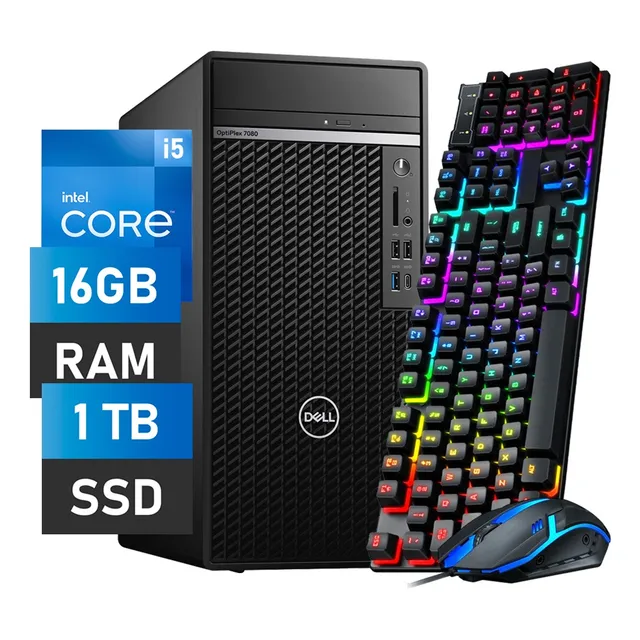Dell Optiplex 7080 Tower Pc Core I5 10500 16gb Ram 1tb Ssd
