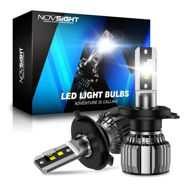 Par De Bombillos Led Novsight H4 De 25000 Lumens 