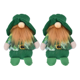 Muñeca Gnomes, 2 Unidades, Bonito Sombrero Verde Hecho A Man Muñeca Gnomes, 2 Unidades, Bonito Sombrero Verde Hecho A Man