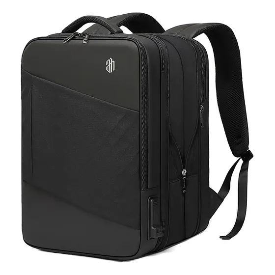 Mochila Hombre Expandible Porta Laptop Usb Impermeable Viaje