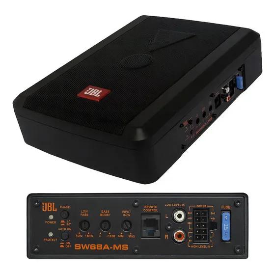 Caixa Amplificada Ativa Jbl Sw68a-ms Slim 6x8 Pol 100w Rms
