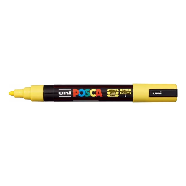Marcador Uni Posca Pc-5m - Amarillo - Original Japonés