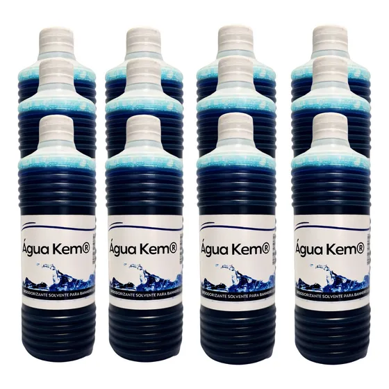 Kit Com 12 Desodor Solvente Banheiro Quím. Água Kem 240ml